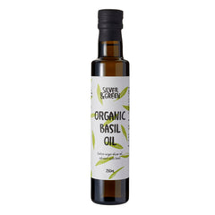 Silver and Green Basil Olive Oil (250ml)