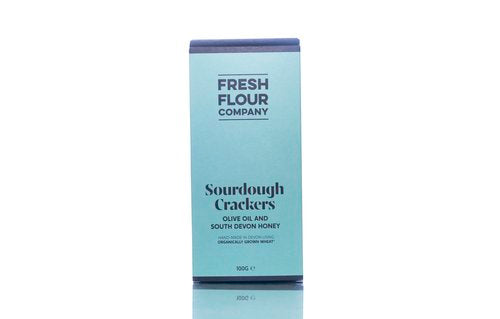 Fresh Flour Company - Totnes Honey, Devon Sea Salt & Olive Oil Sourdough Crackers