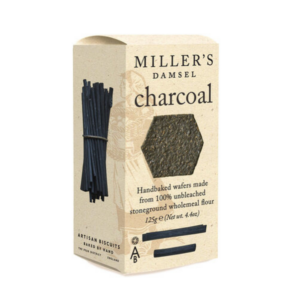Millers Damsels Charcoal Handbaked Wafers