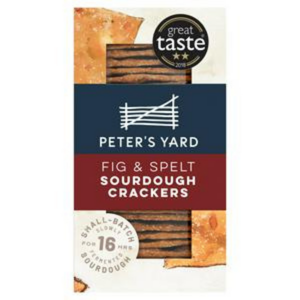 Peter's Yard Fig & Spelt Sourdough Crackers