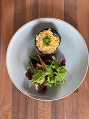 Portabello Mushroom with a Parmesan and Thyme Crust