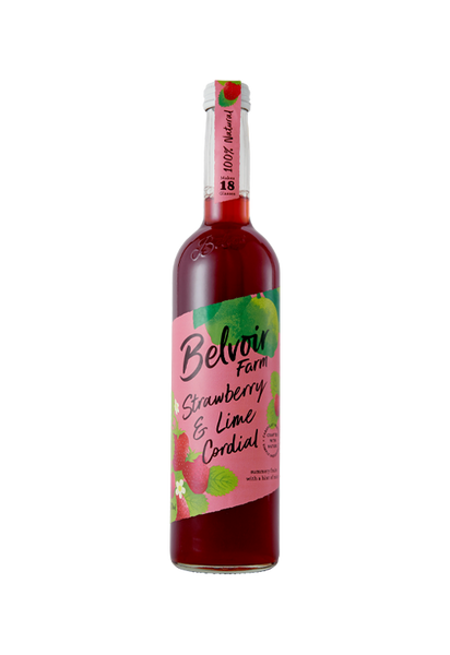Belvoir Fruit Farms Strawberry Mint and Lime Cordial (750ml)