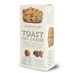 Toast for Cheese - Apricots, Pistachios and Sesame Seeds