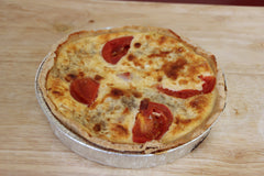 Our traditional quiche, made in the oven at the farm
