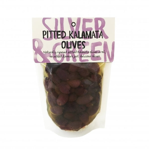 Silver & Green Pitted Kalamata Olives