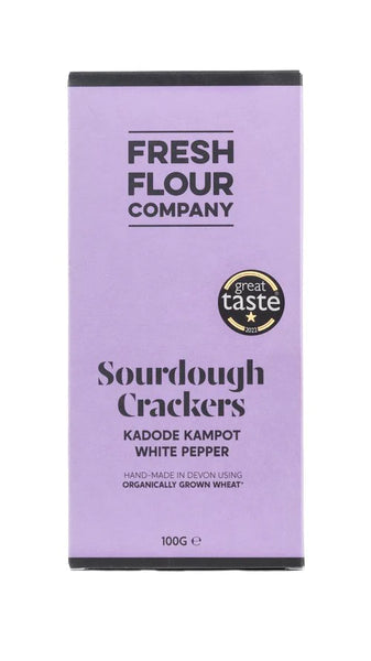 Fresh Flour Company - Kampot White Pepper Sourdough Crackers